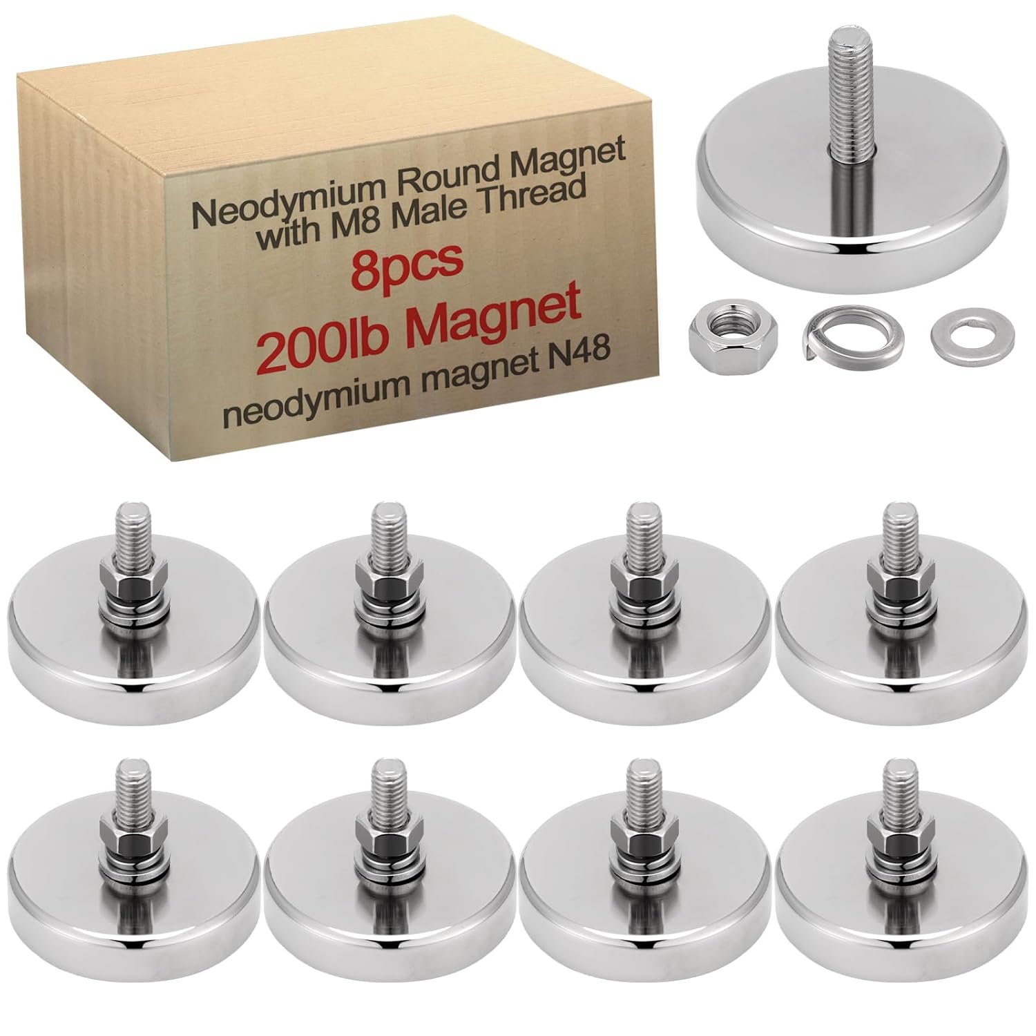 Super Powerful Neodymium Round Magnet for Heavy Duty Use