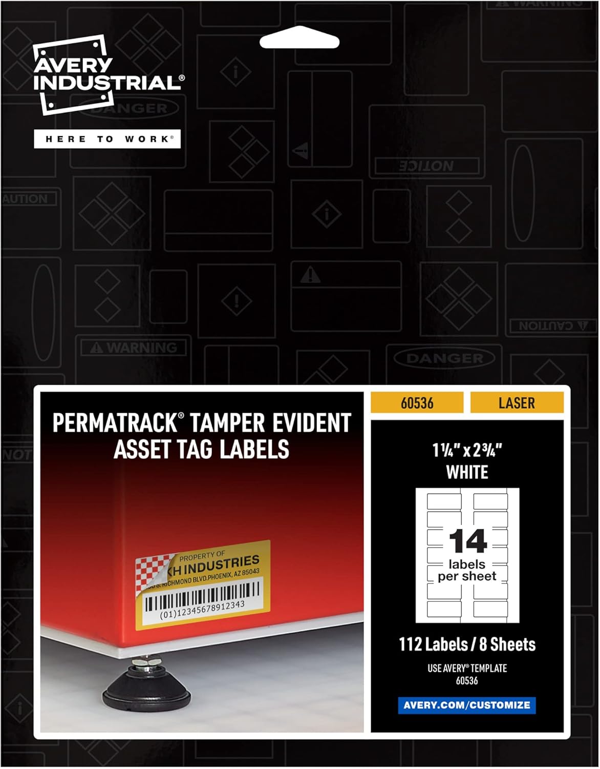 Durable Tamper-Evident Asset Tag Labels for Secure Labeling