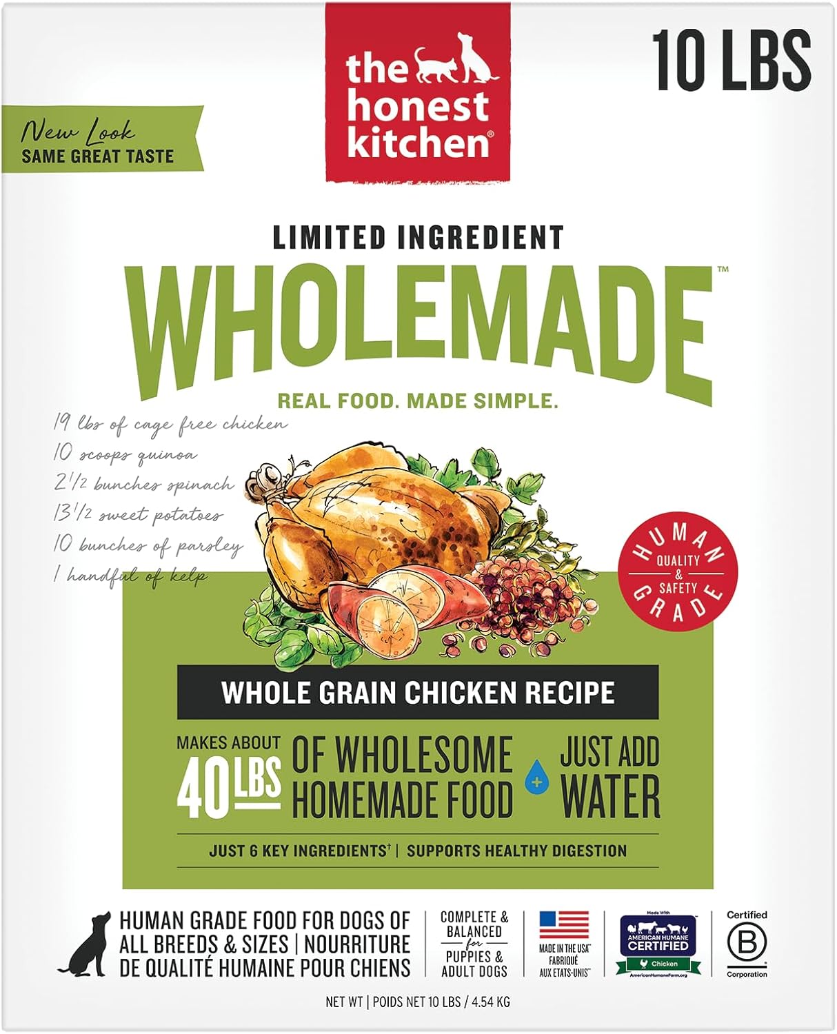 Dehydrated Limited Ingredient Chicken Dog Food for All Breeds