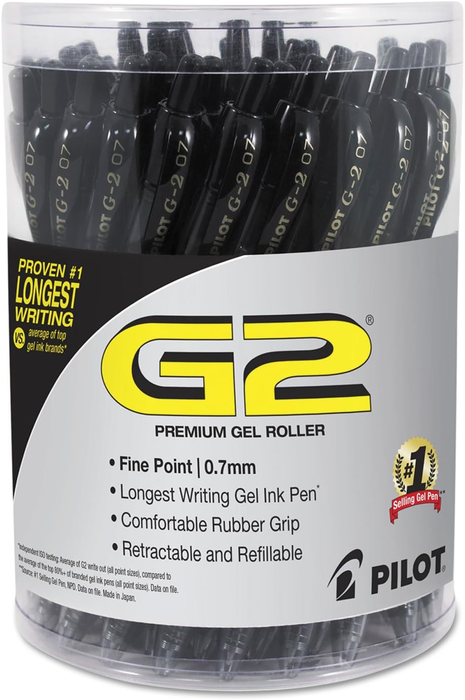 PILOT G2 Premium Gel Roller Pen, 36 Count, Fine Point Ink