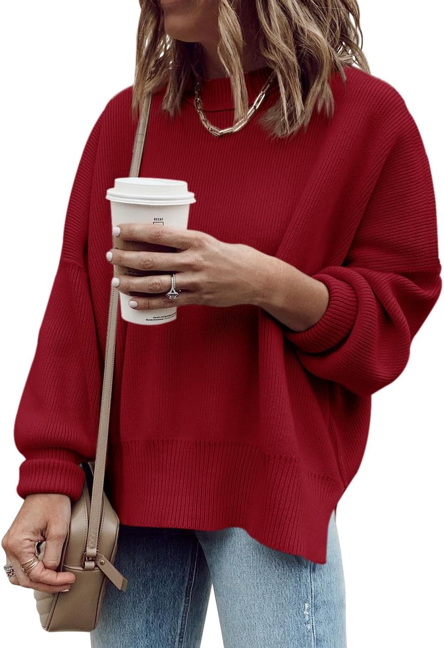 Imily Bela Womens Oversized Tunic Sweaters for Fall Fashion