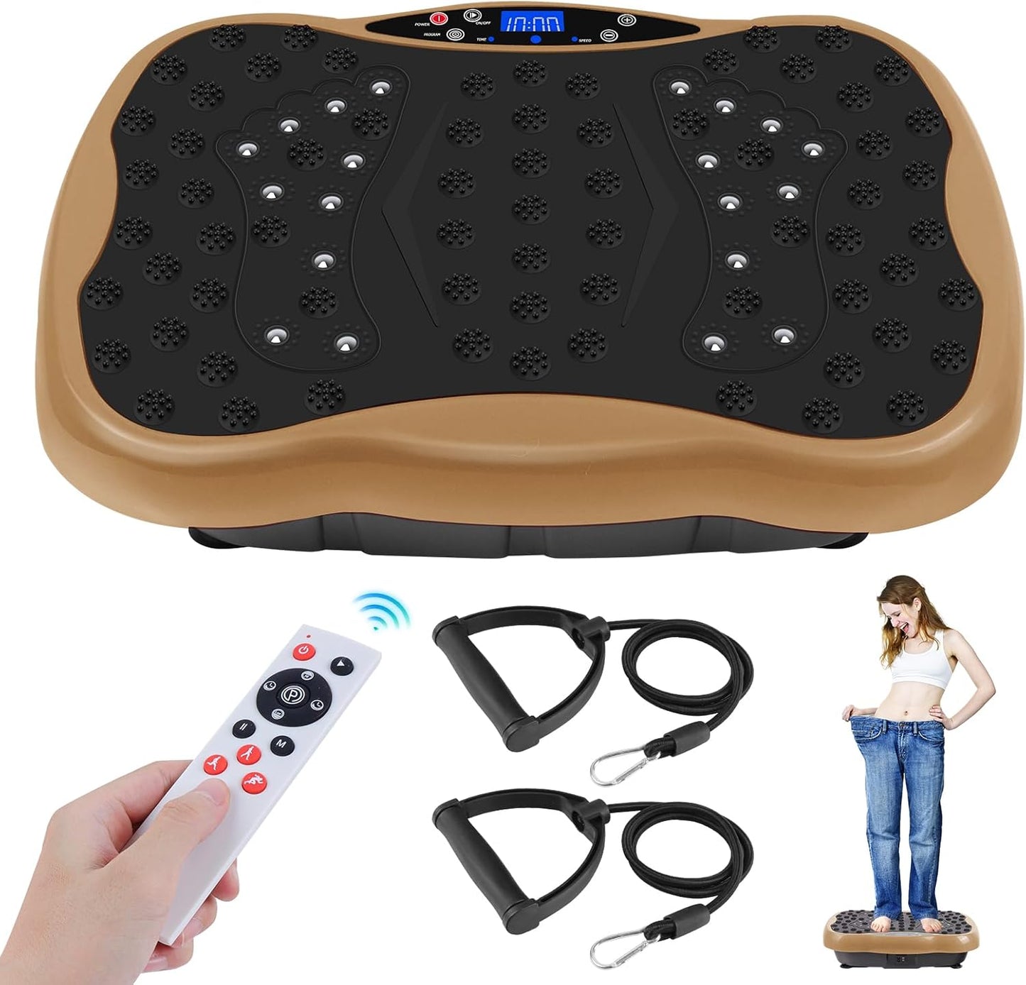 Vibration Plate Exercise Machine for Home Fitness & Weight Loss