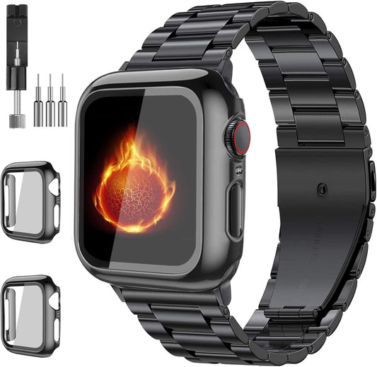 Bekomo Stainless Steel Apple Watch Band Set for Series 10 to SE