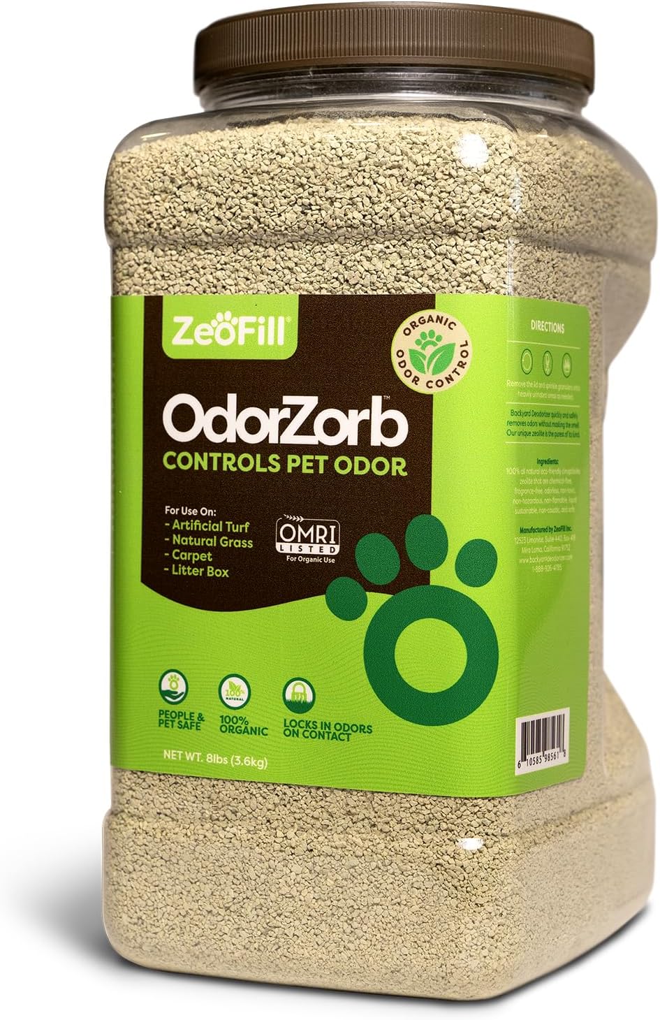Zeofill Backyard Deodorizer for Pet Urine Odor Elimination
