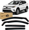 Window Deflectors for Toyota RAV4 2013-2018 - Low-Profile Rain Guards