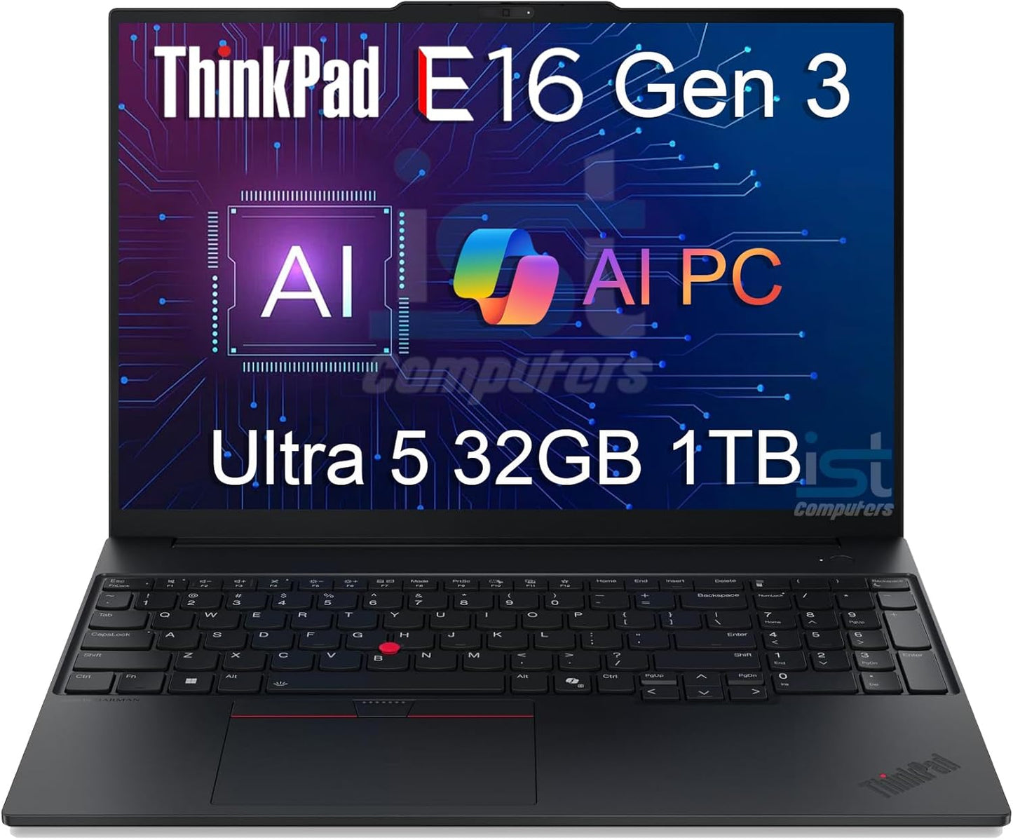Lenovo ThinkPad E16 Gen 3 Business AI PC Laptop for Professionals
