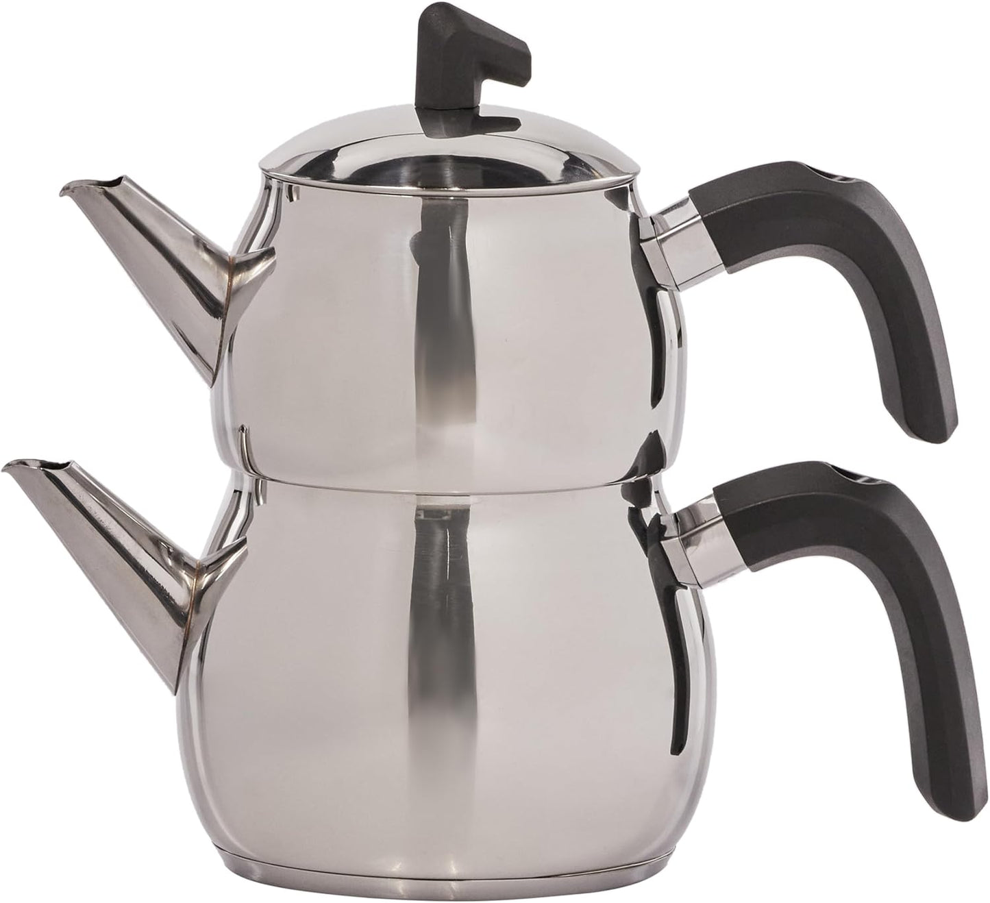 Karaca Belinay Teapot Set: Elegant 18/10 Stainless Steel Design