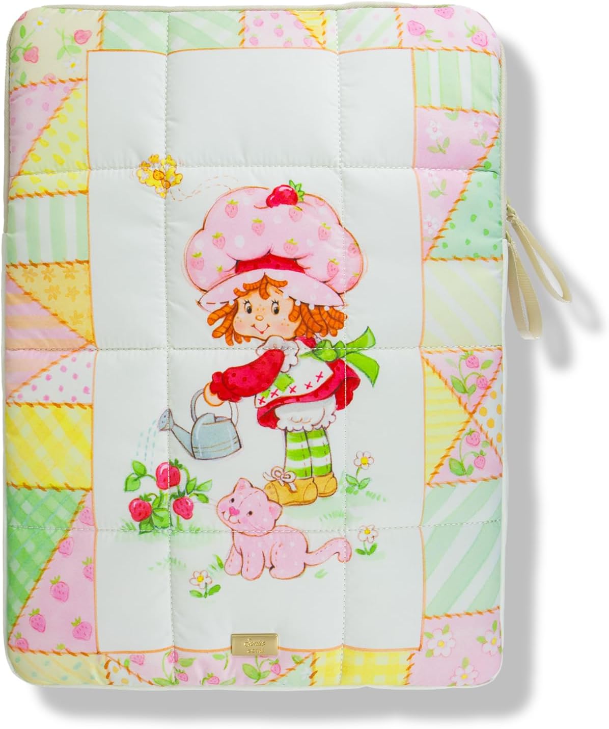 Puffy Laptop Sleeve for 15-16 Inch Devices in Strawberry Print