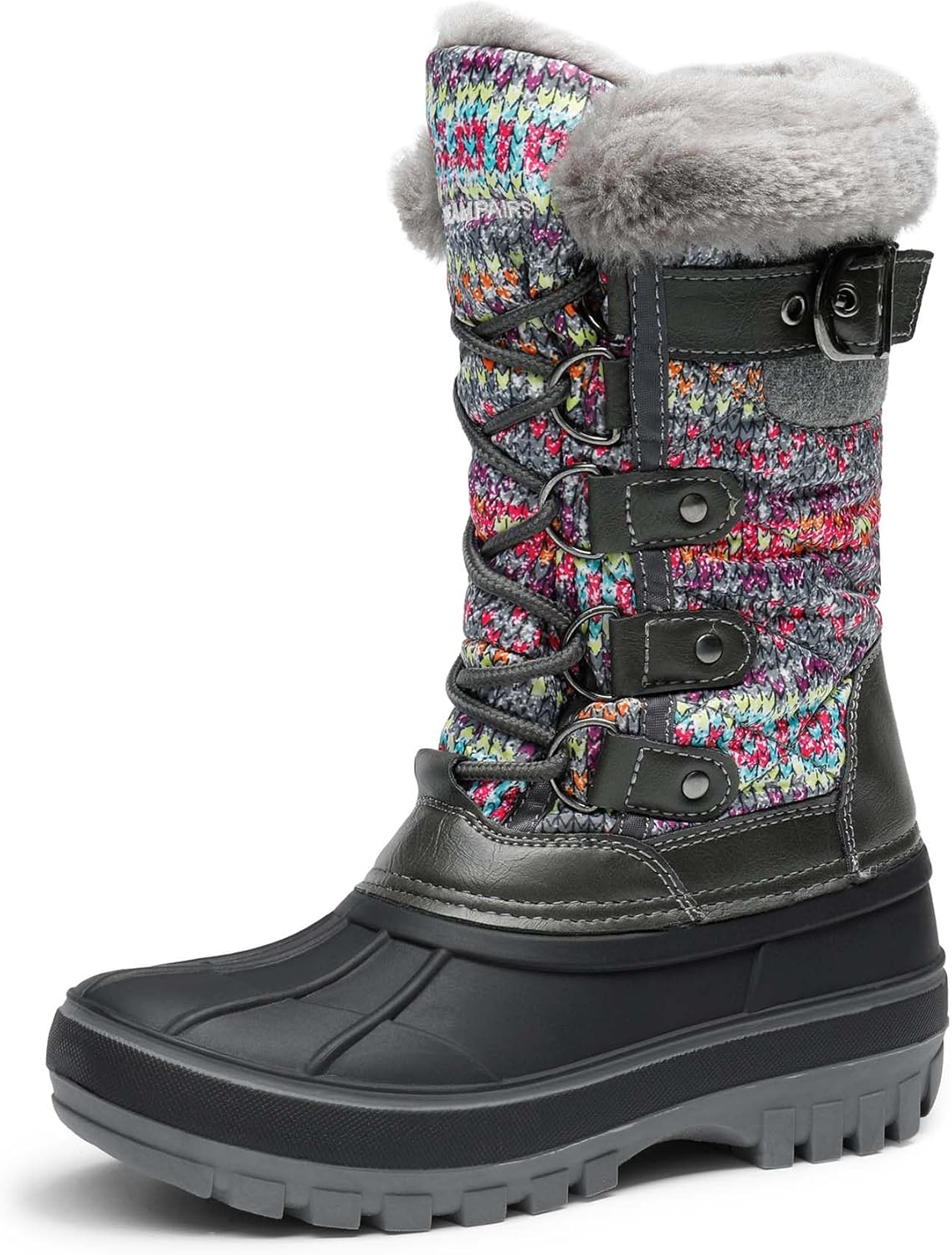 DREAM PAIRS Boys Girls Snow Boots for Winter Outdoor Fun