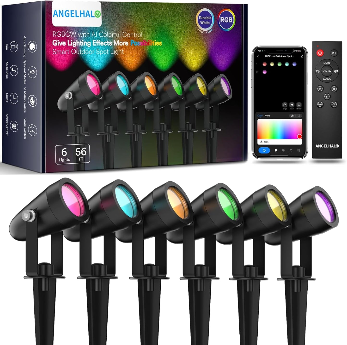 Smart Landscape Spotlights for Vibrant Outdoor Lighting Effects