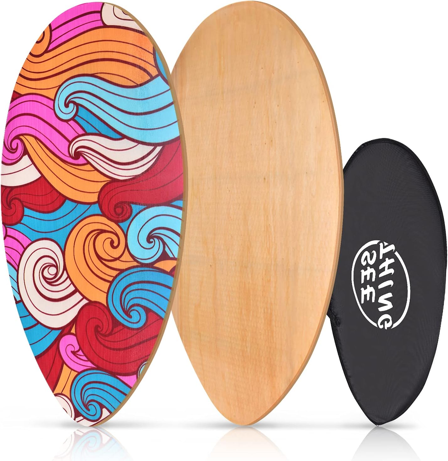 Seething 35 Inch Skimboard for All Skill Levels and Ages