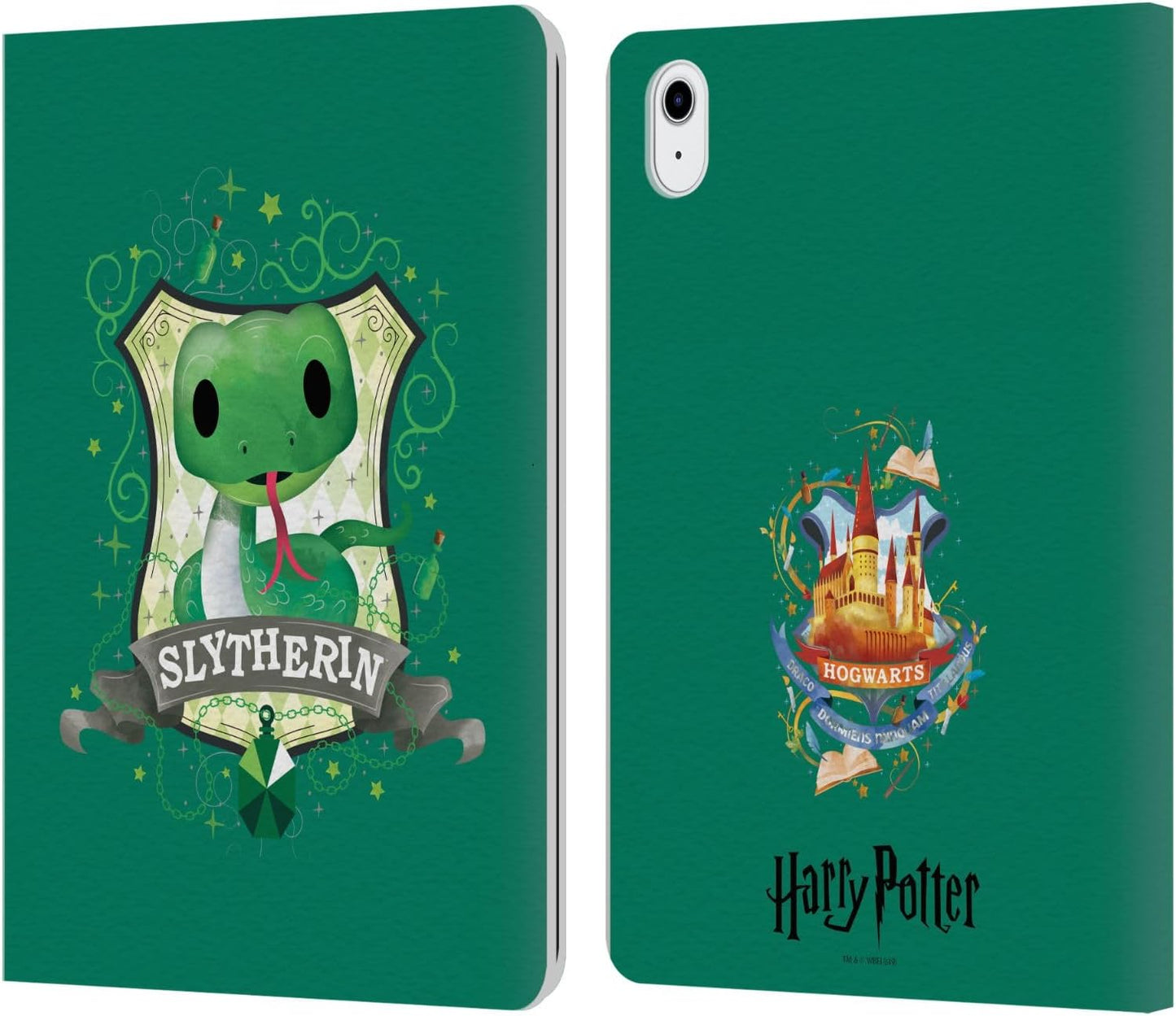 Harry Potter Slytherin Deathly Hallows II Leather Wallet Case
