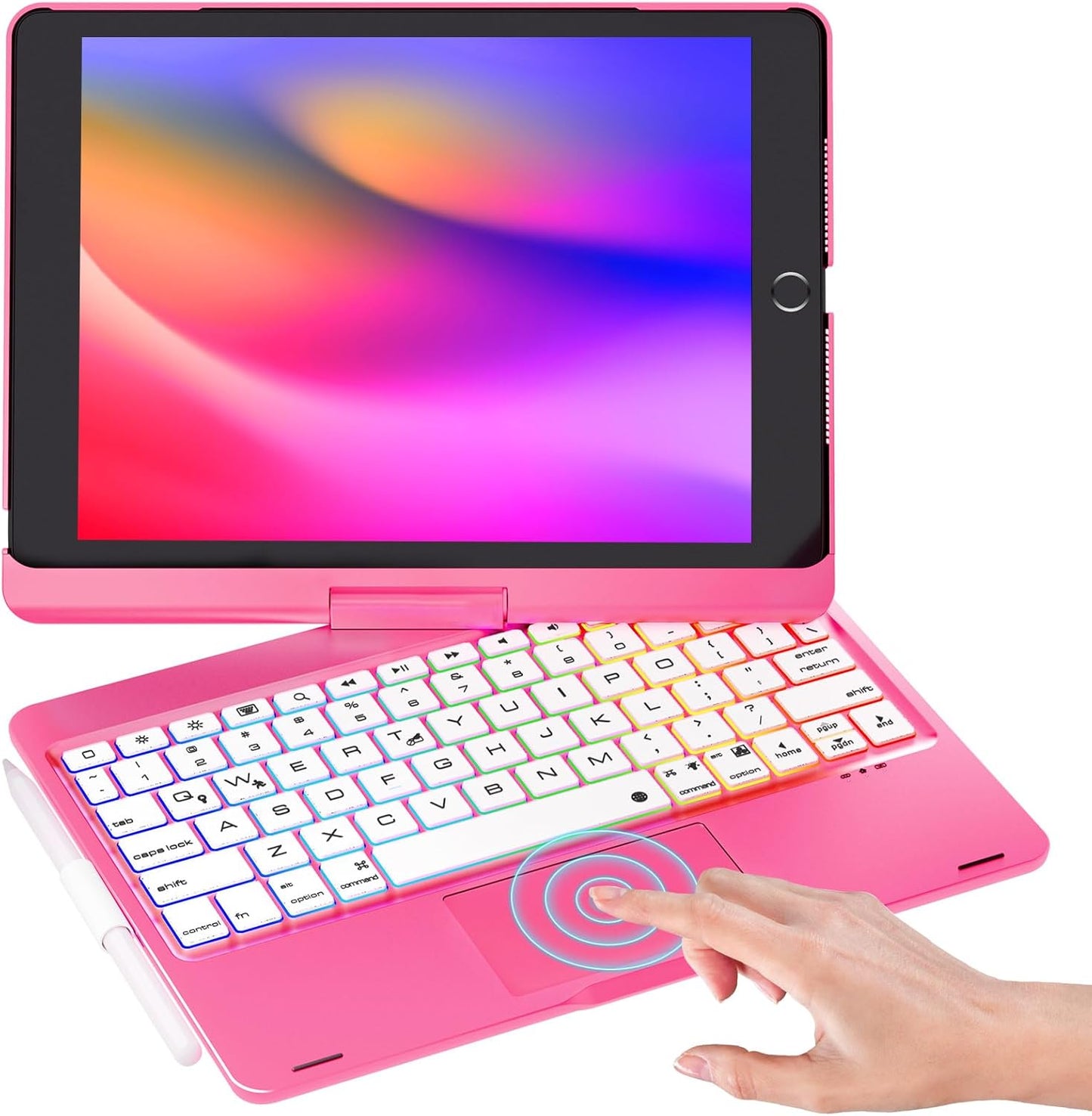 NOKBABO iPad 9th Generation Case with Keyboard & Touchpad