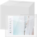 Clear A4 Plastic Envelope Folders 100 Pack - Durable Organization
