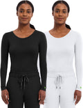 Healing Hands Melissa Longsleeve Underscrub Tee - Soft (Style 5GKJ)