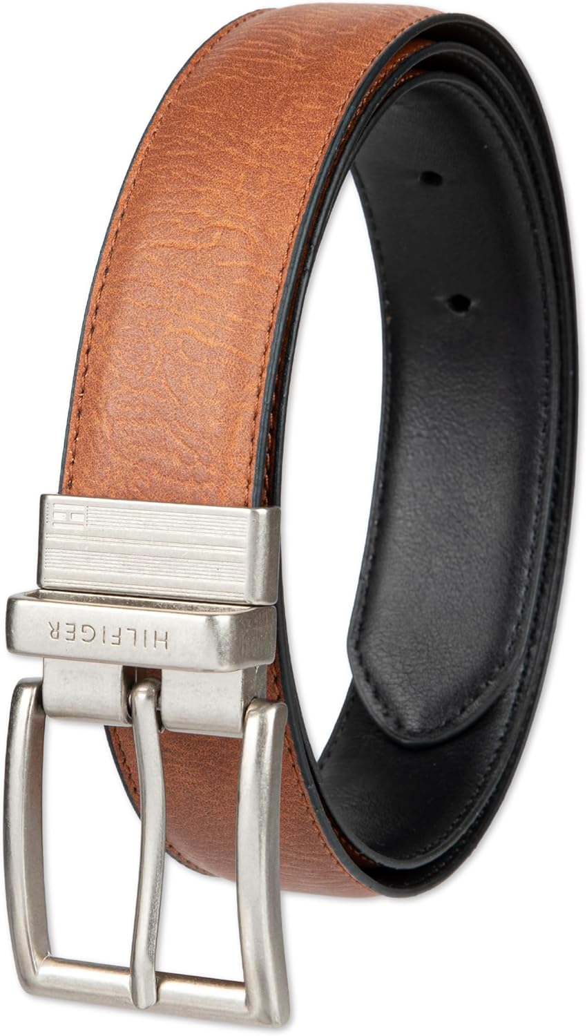 Tommy Hilfiger mens Reversible Belt: Stylish 2-in-1 Accessory