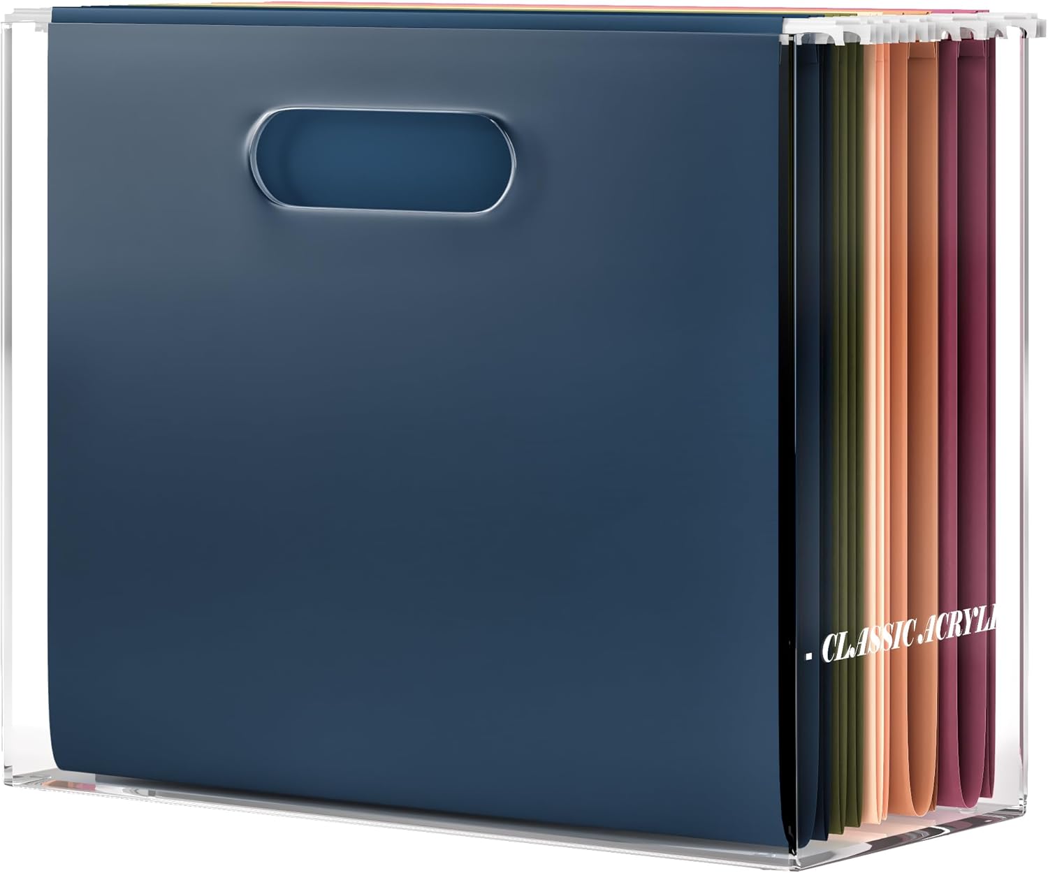 Acrylic File Organizer for Desk - Modern Storage Solution