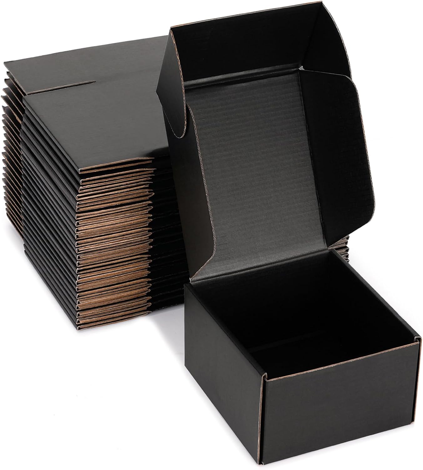 Small Shipping Boxes 6x6x4 Inch Pack for Business & DIY Projects
