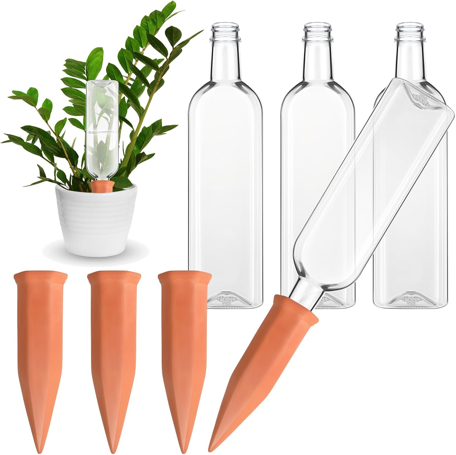 Terracotta Self Watering Spikes for Automatic Plant Care