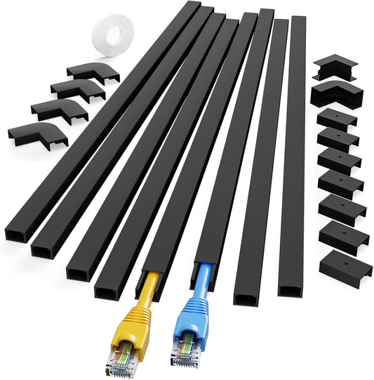 Organize with Ease: Yecaye 125in Cord Hider