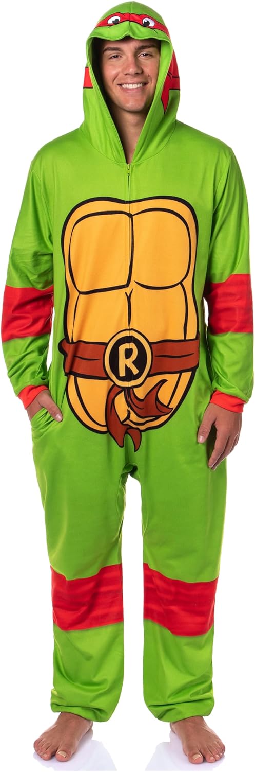 Teenage Mutant Ninja Turtles Hooded Union Suit for Adults