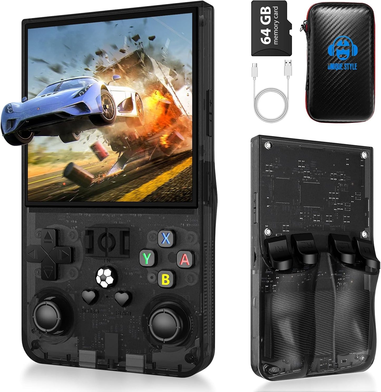 R36 Max Retro Handheld Game Console with 18000+ Games