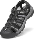 FLARUT Men's Athletic Sandals - Comfortable Closed Toe Sport Sandals