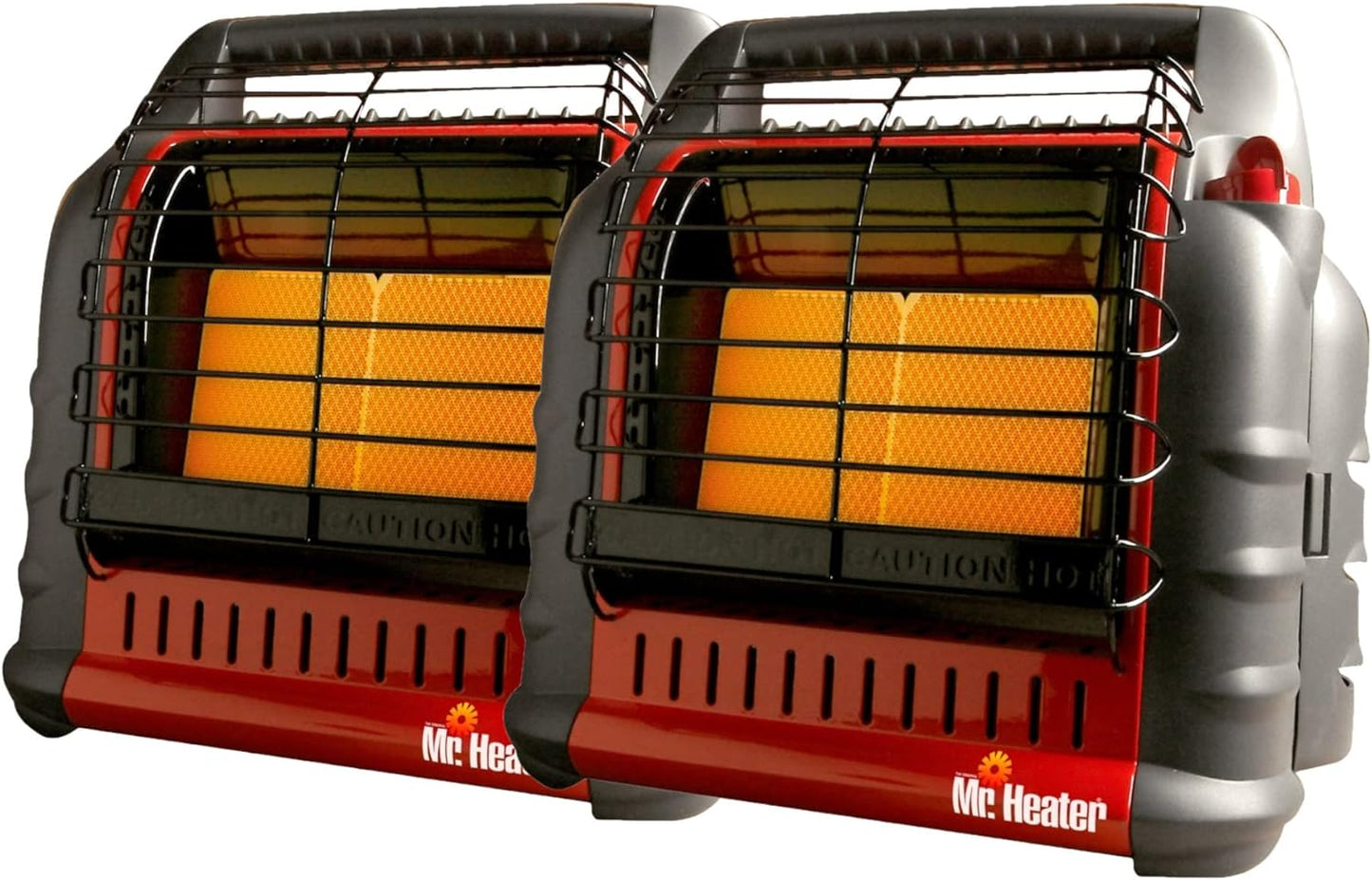 Portable Dual Pack Propane Heaters - Indoor/Outdoor Usage