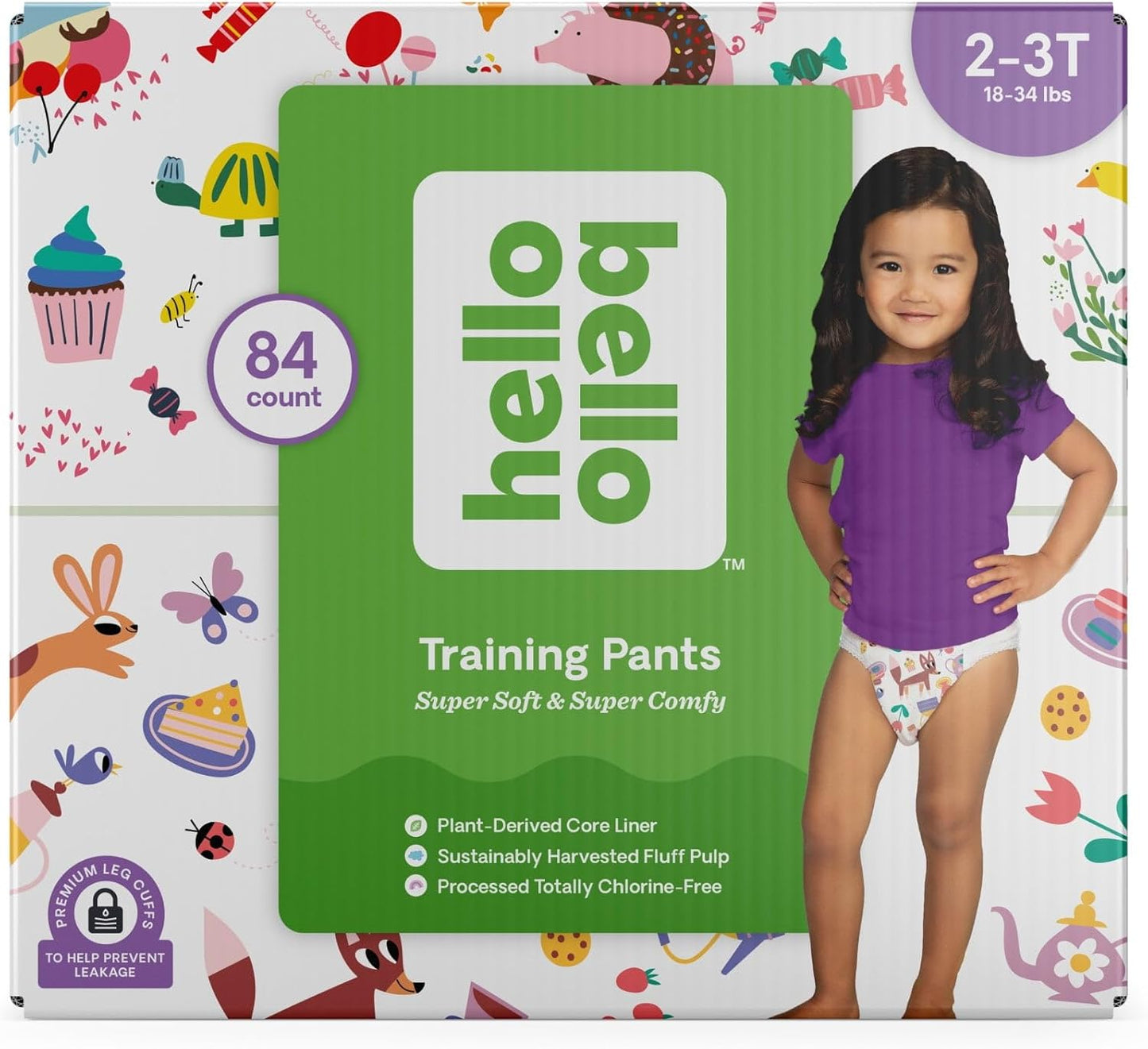 Hello Bello Training Pants Club Box - 84 Count | 2T-3T - Potty Training Made Easy!
