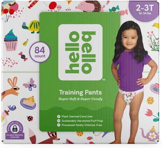 Hello Bello Training Pants Club Box - 84 Count | 2T-3T - Potty Training Made Easy!