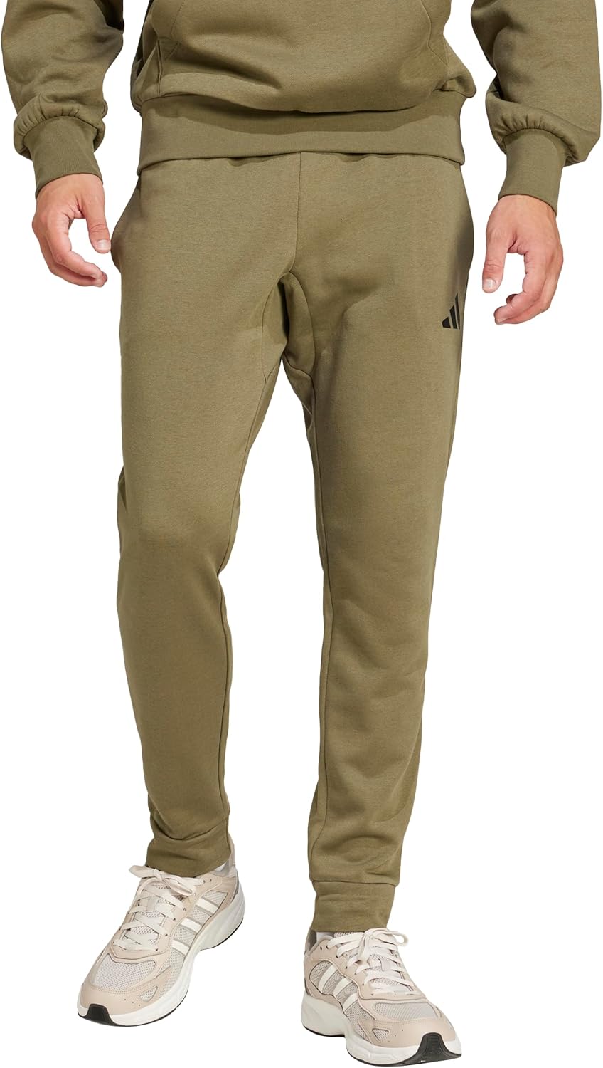 adidas Men's Essentials Cozy French Terry Pants for Comfort