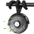 Stroller Fan Mini Portable USB Personal Fan - Long Working Clip-on