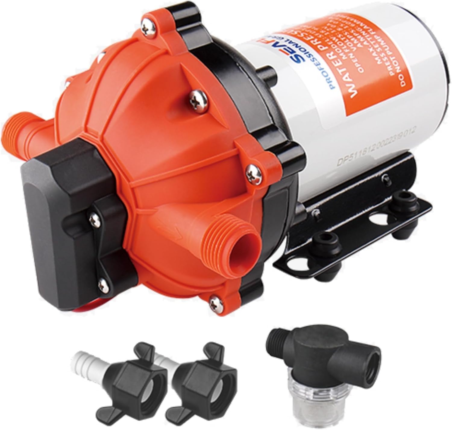 SEAFLO 55-Series Diaphragm Pump: 12V DC, 5.5 GPM, 60 PSI