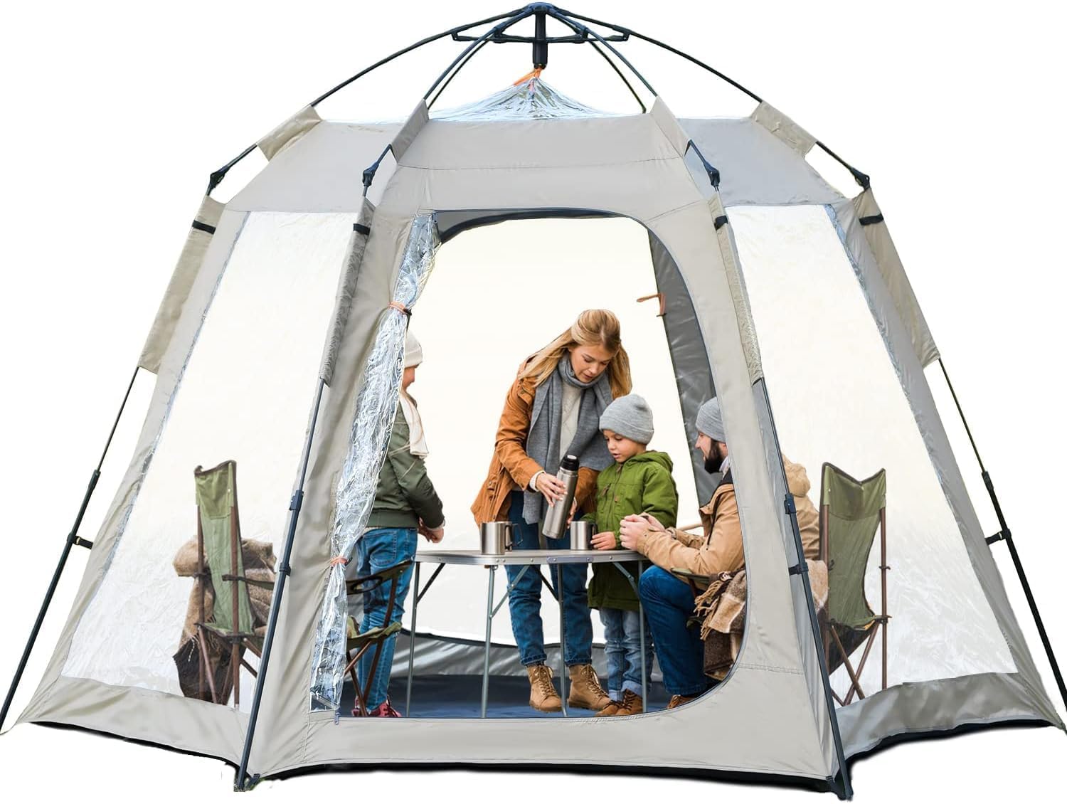 10'x10' Instant Bubble Pod Tent - Weatherproof Outdoor Sports Shelter