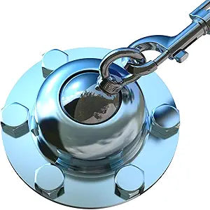 360 Swivel Dog Tie Out Stake for Heavy Dogs - Rust Proof Anchor
