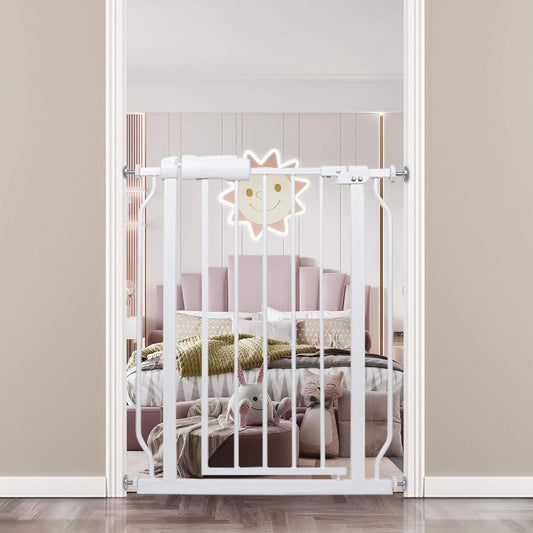 Narrow Walk Through Baby Gate for Indoor Safety and Pets