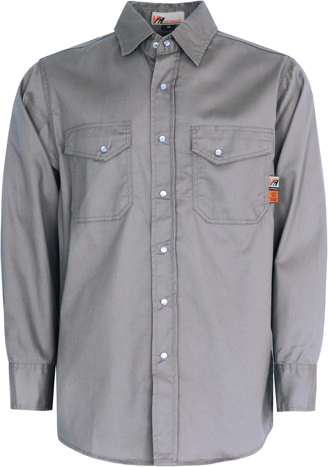 VATRENUS Flame Resistant Work Shirt for Men - 100% Cotton