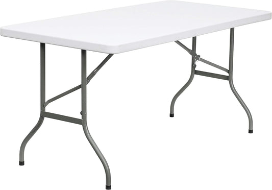 Elon 5ft Rectangular Folding Event Table for Indoor/Outdoor Use