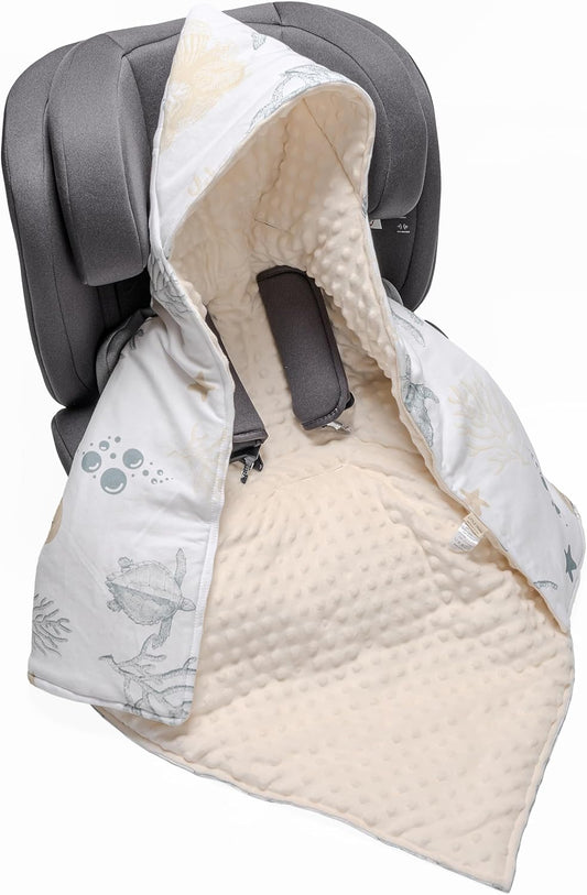 Cozy Car Seat Blanket Set for Stylish Babies