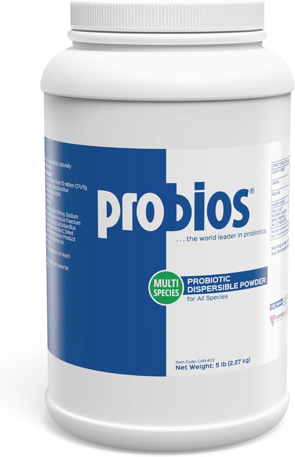 Probios Digestive Support Probiotic Powder for Gut Health