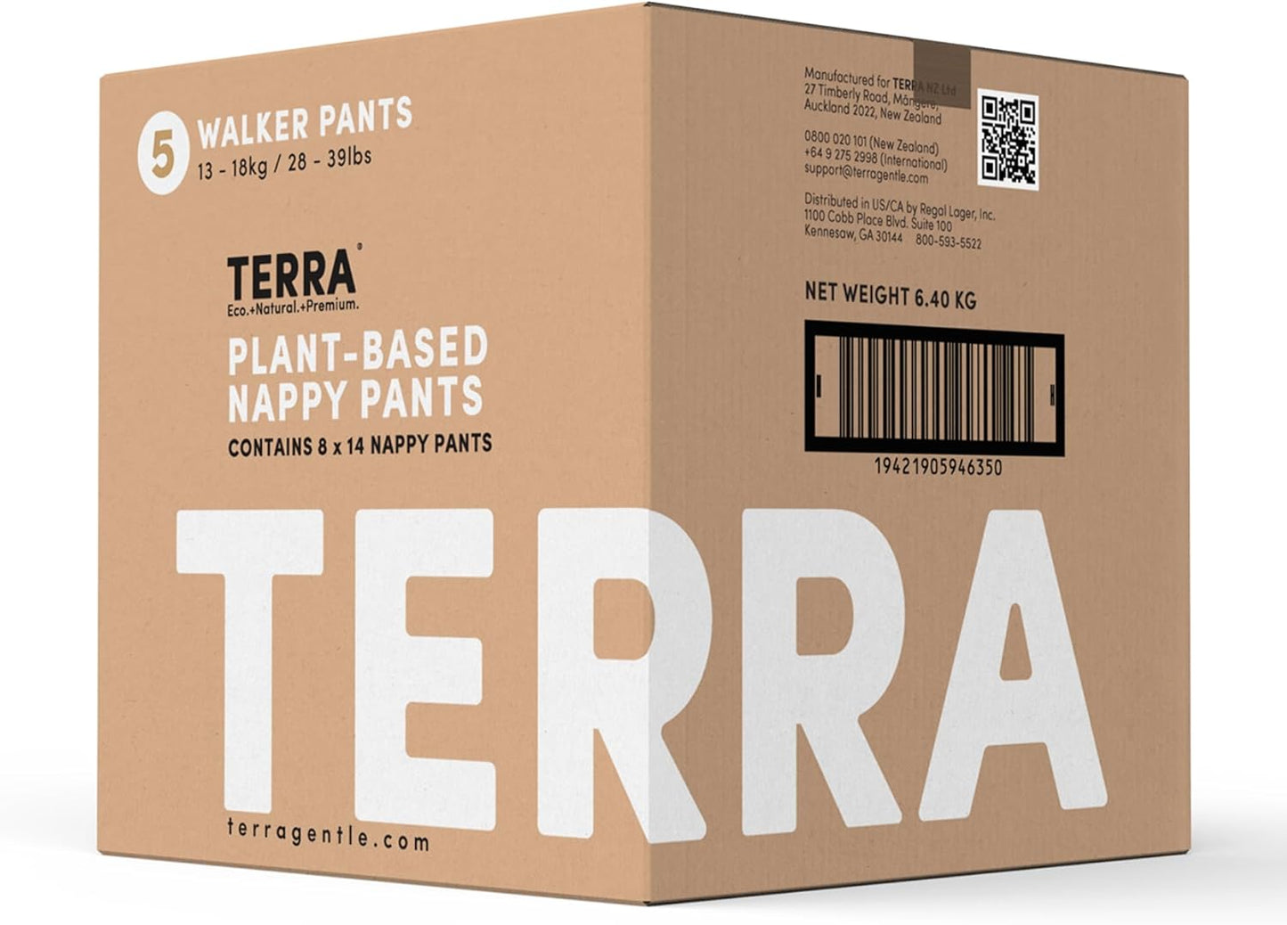 Terra Size 5 Training Pants - Eco-Friendly Pull-Up Diapers