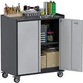 Reemoon Metal Garage Storage Cabinet with Wheels - Rolling Tool Chest