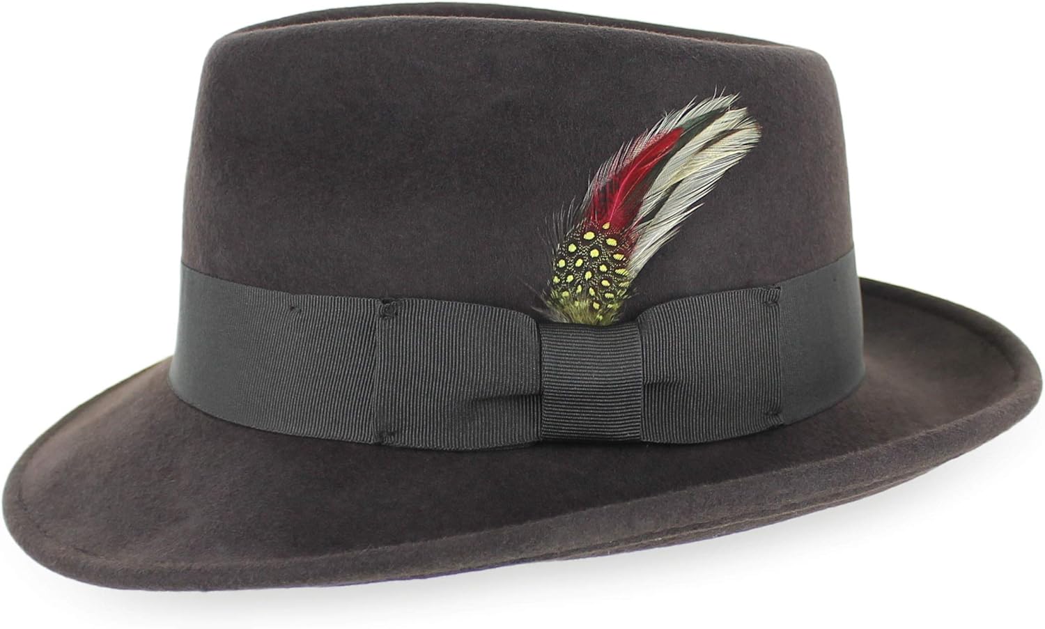 Belfry Gangster Wool Stain Resistant Crushable Fedora Hat