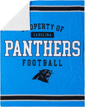 FOCO NFL Team Logo Property Sherpa Throw Blanket - Cozy Fan Gift