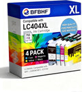 Printer Ink LC404 Compatible Cartridges 4-Pack - High Yield