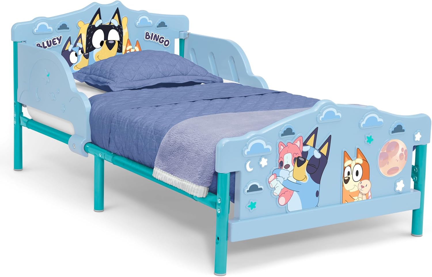 Delta Children Bluey 3D Toddler Bed for Safe and Fun Sleep