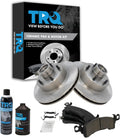 TRQ Front Brake Pad & Rotor Kit Ceramic Compatible 70s GM - Direct Fit