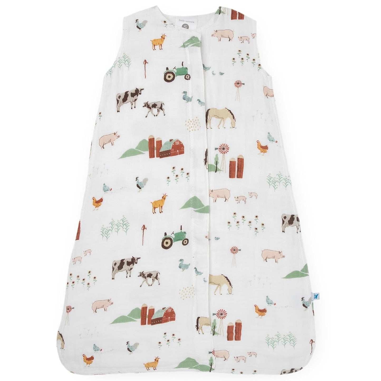 Little Unicorn 12-18 Month Premium Muslin Sleep Sack for Comfort