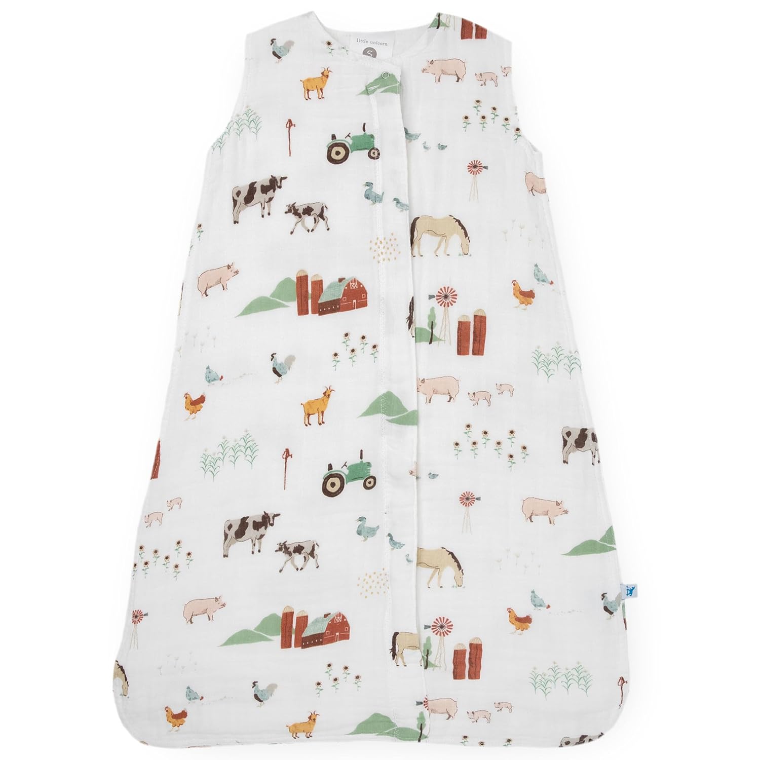 Little Unicorn 12-18 Month Premium Muslin Sleep Sack for Comfort