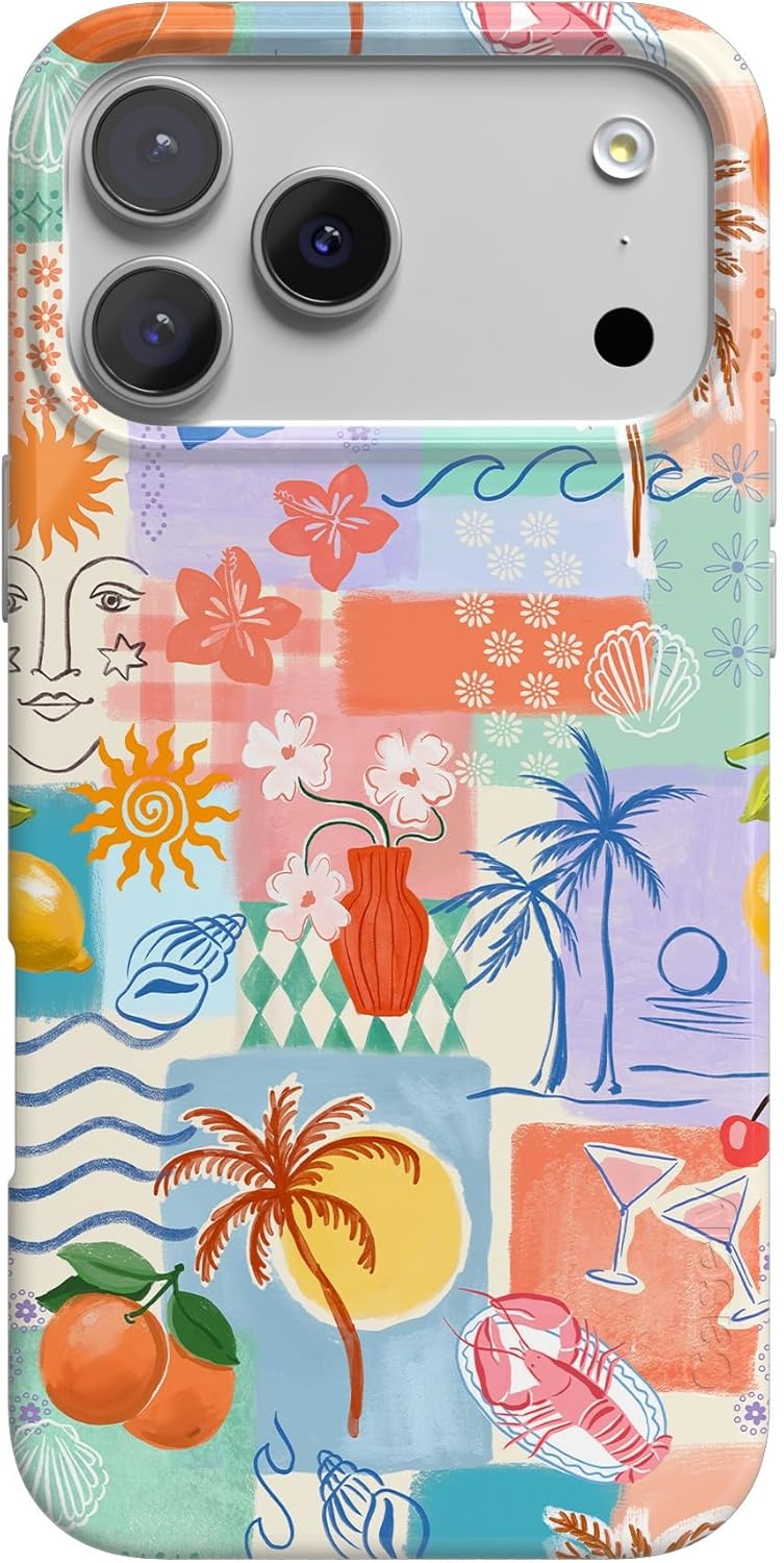 Casely iPhone 17 Pro Max Case - Tropical Heat Beachy Design